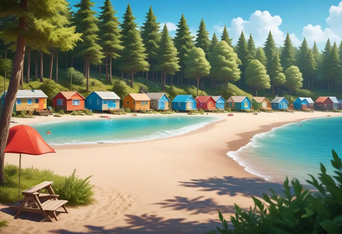 Upplev Apelvikens camping – din nästa äventyrsresort! illustration