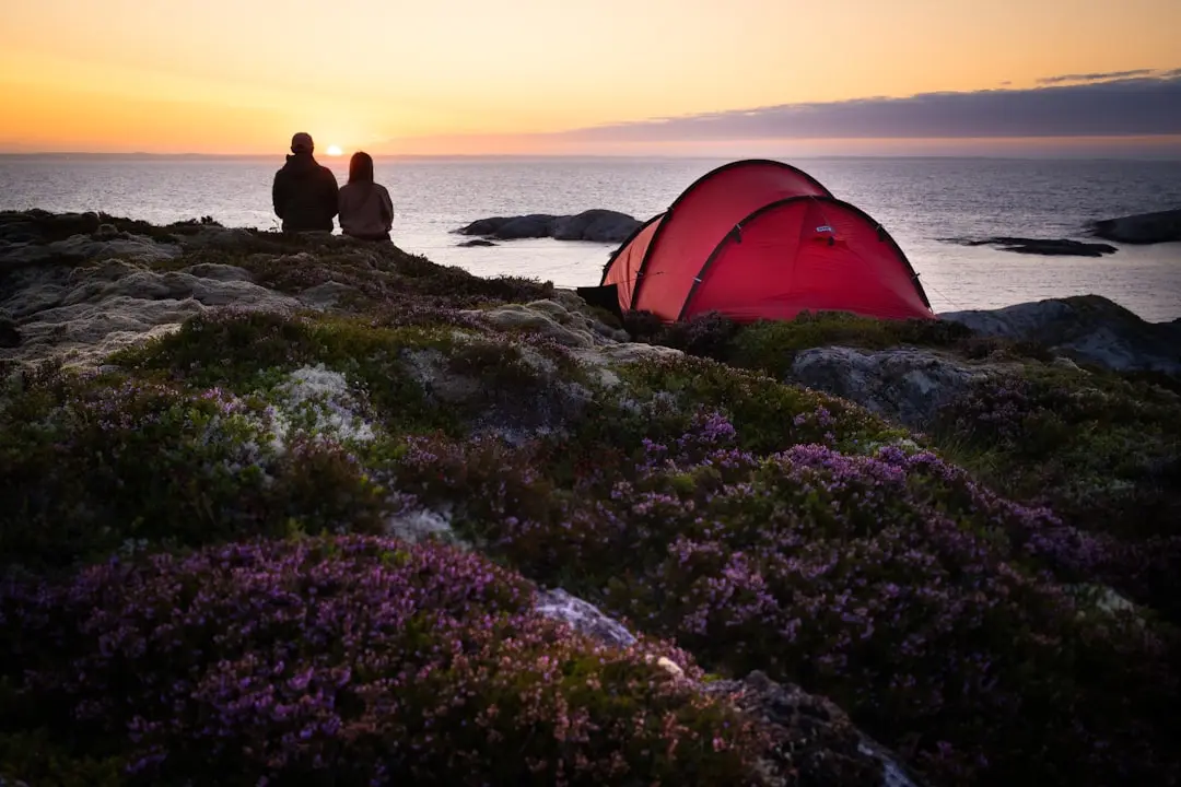 Upptäck mysiga campingar längs Västkusten i sommar illustration