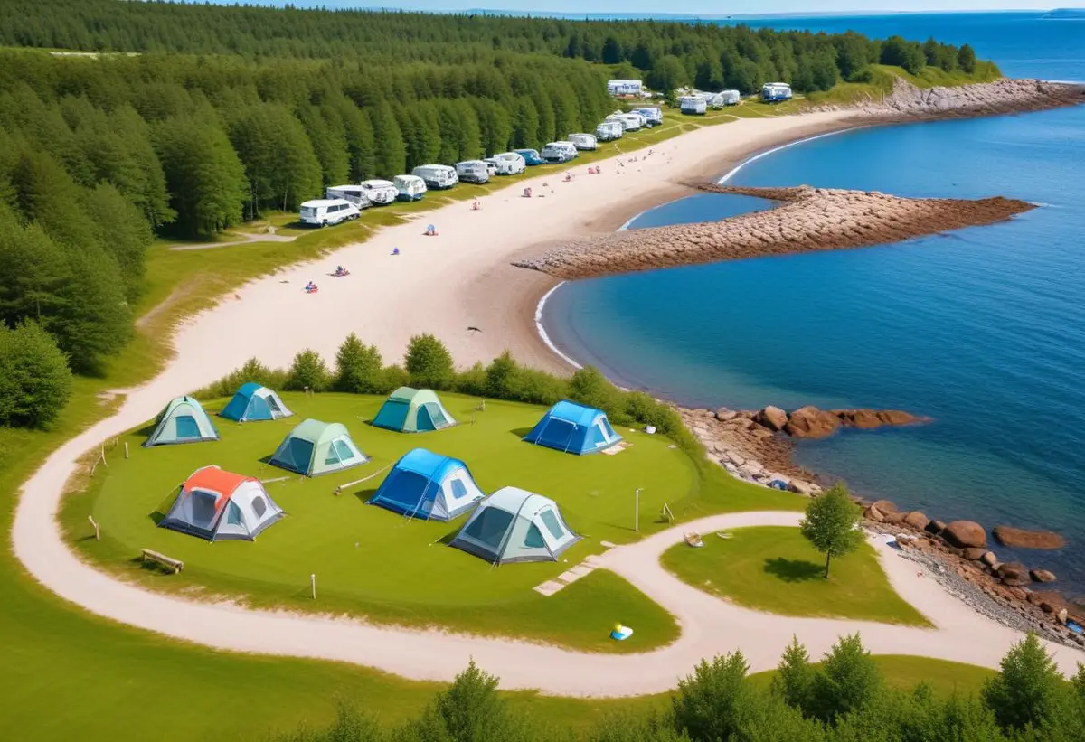 Sätt kurs mot äventyr på Klinta Camping! illustration