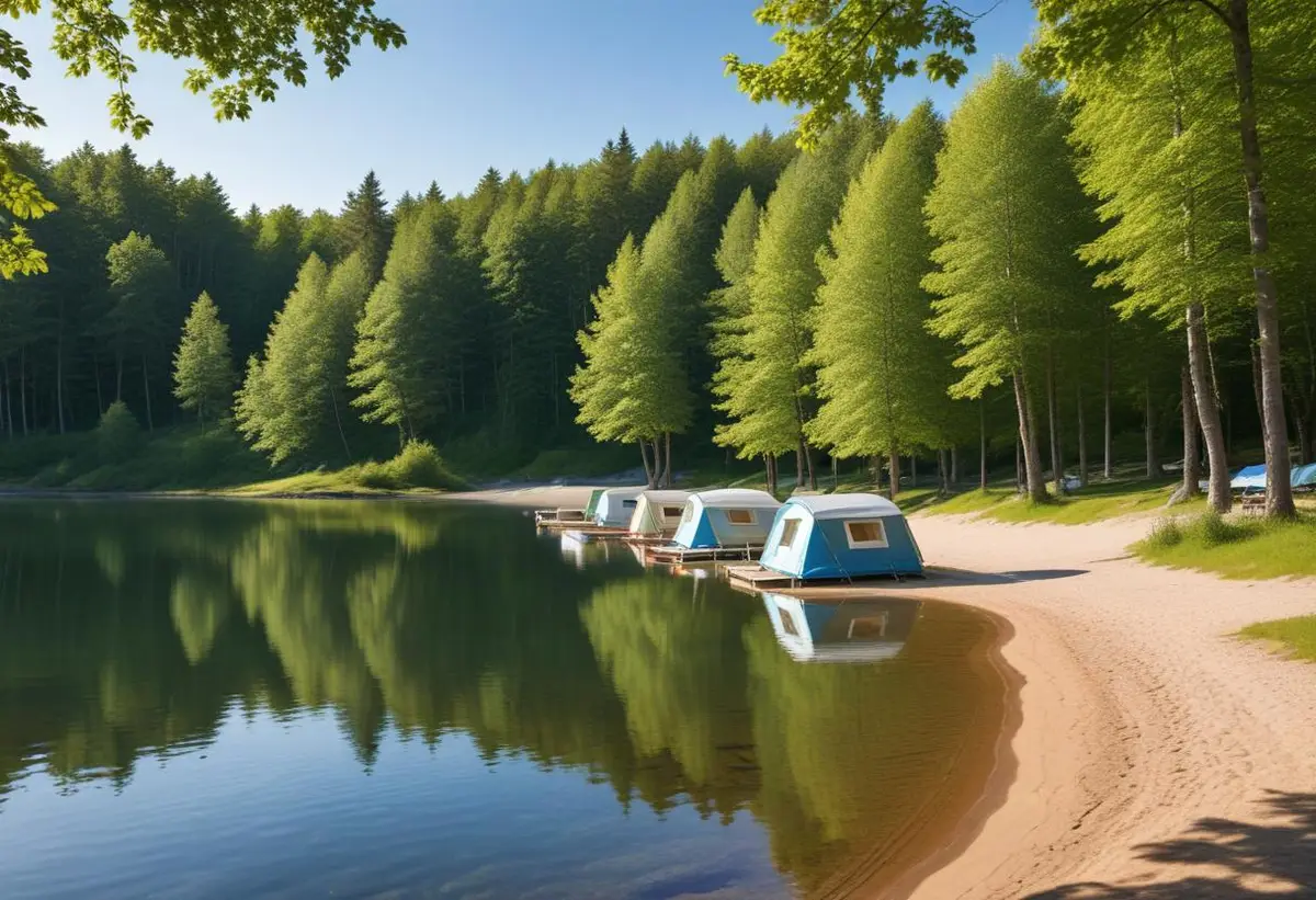 Upptäck Lövekulle Camping – ditt nästa äventyr i naturen! illustration