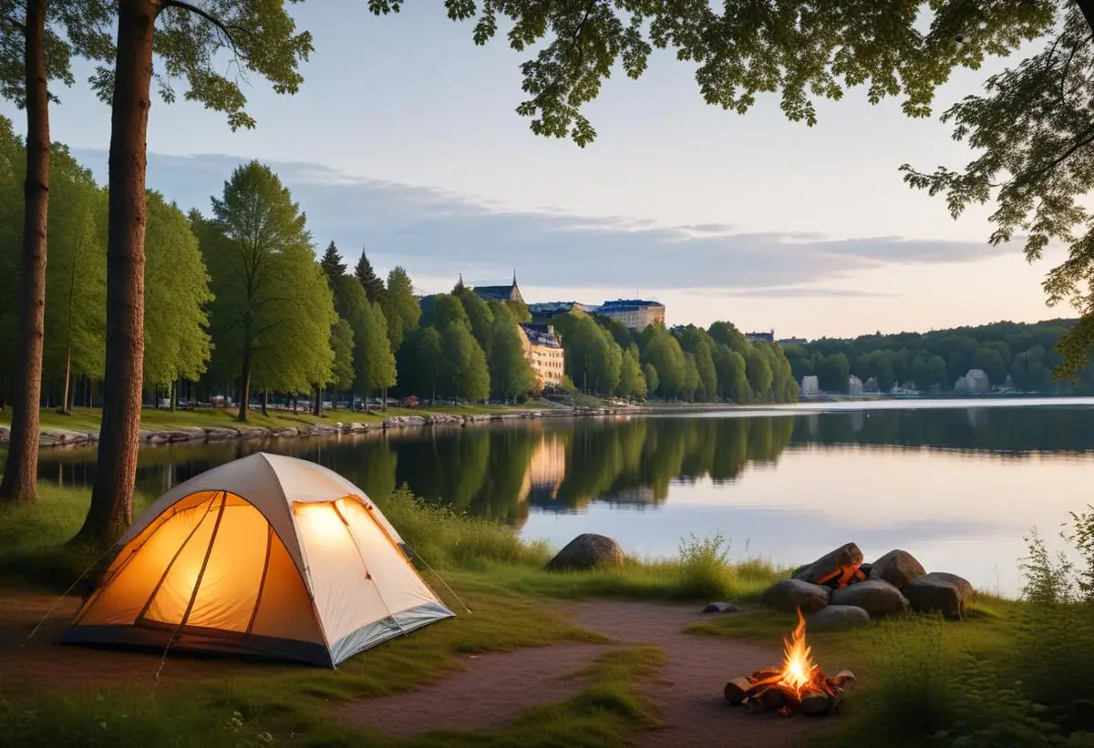 Upptäck glädjen med stockholm camping! illustration