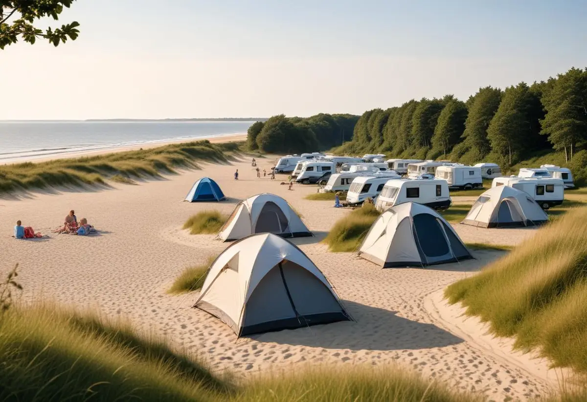 Dags för äventyr på Trelleborg campingplatz! illustration