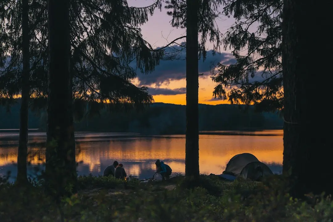 Missa inte Varberg camping illustration